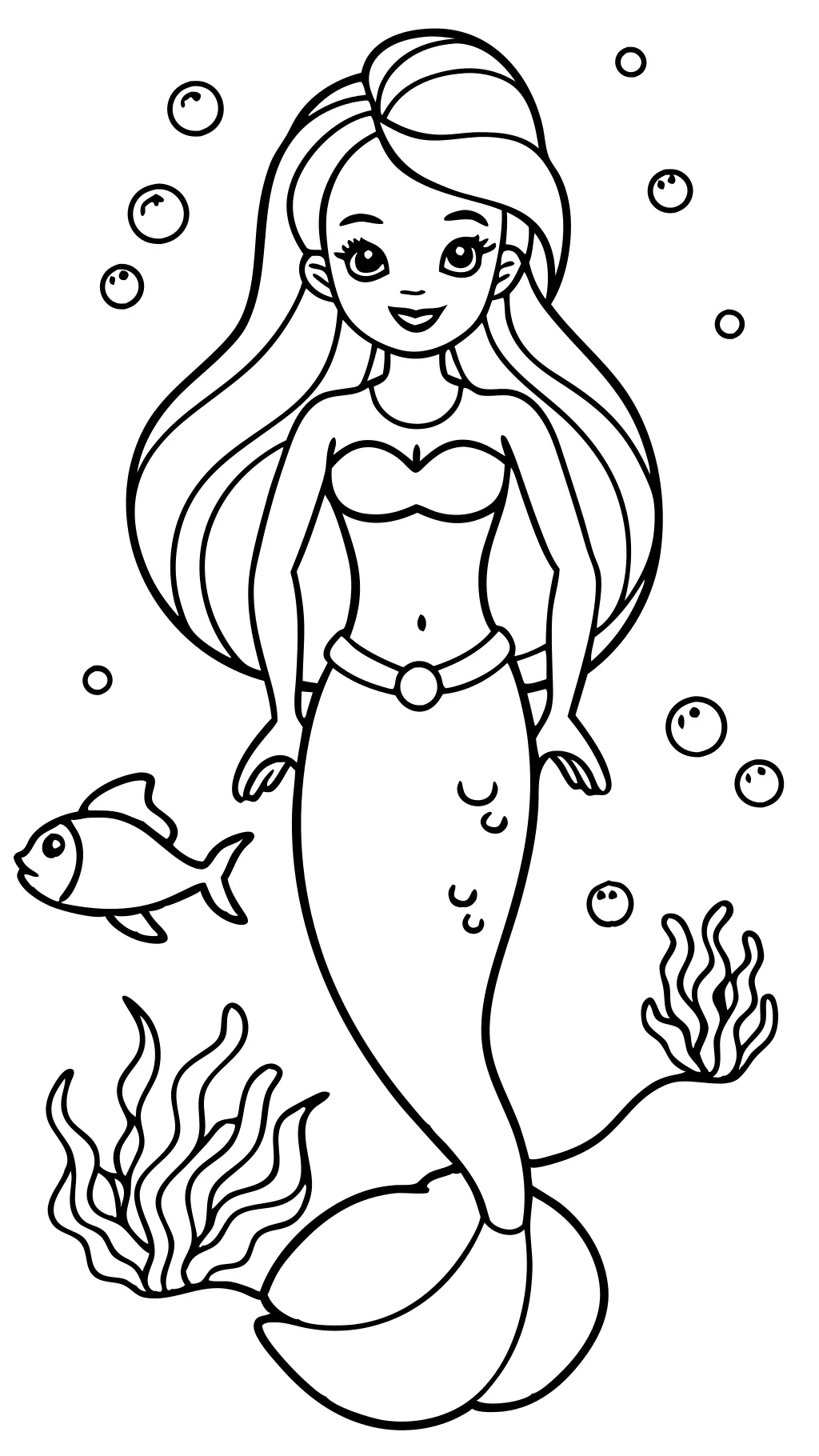 Barbie and the Mermaid Tale Coloring Pages